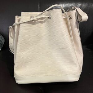 Louis Vuitton White Bucket Bag